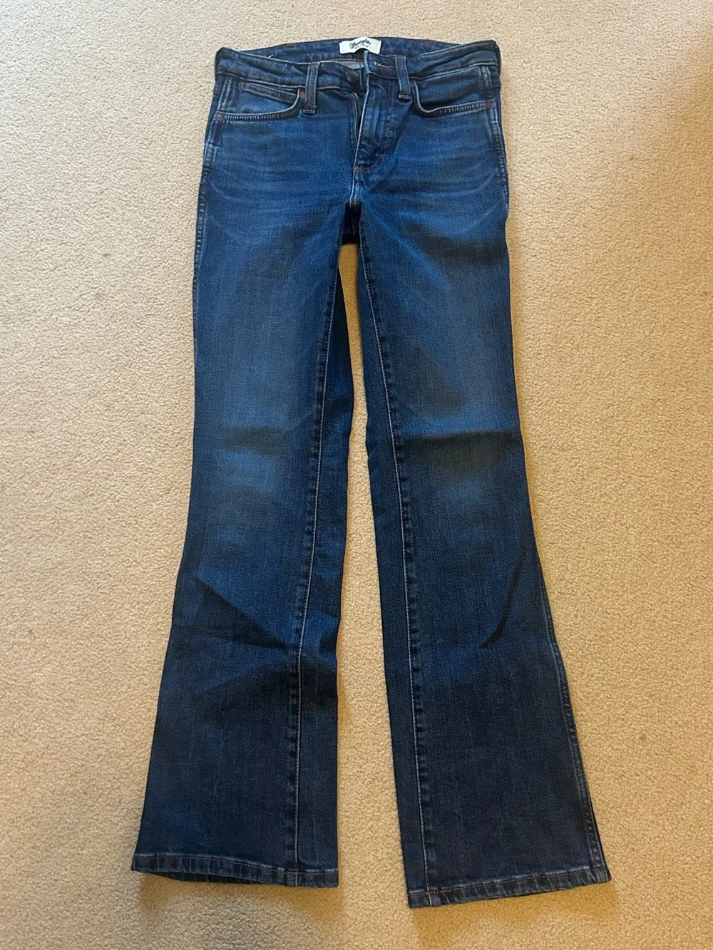 WORN ONCE Wrangler Retro Bailey High Rise Boot Cut Jeans size 26 x 32 - Picture 8 of 16